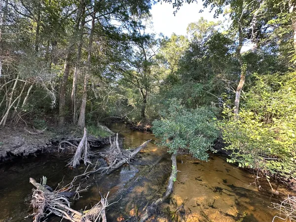 a view of a lake with houses