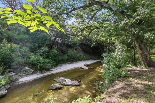 a view of swimming pool with a yard