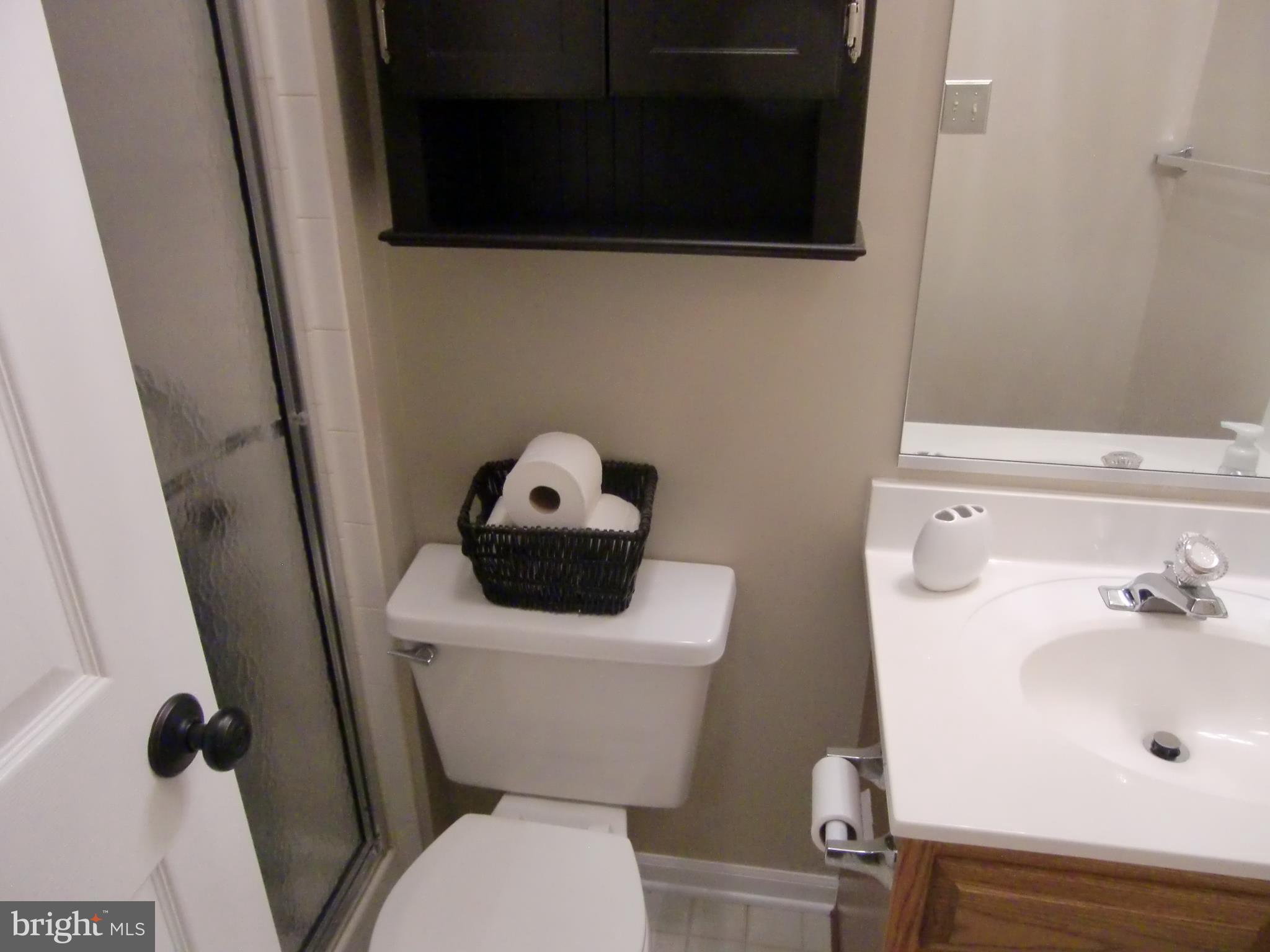 2236 Riding Crop Way Baltimore, MD 21244 - Photo 22 of 25 a bathroom with a toilet sink and mirror