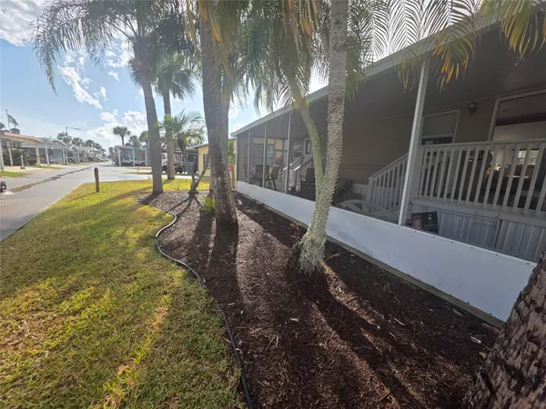 a view of an outdoor space and yard