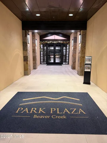 a view of an front door