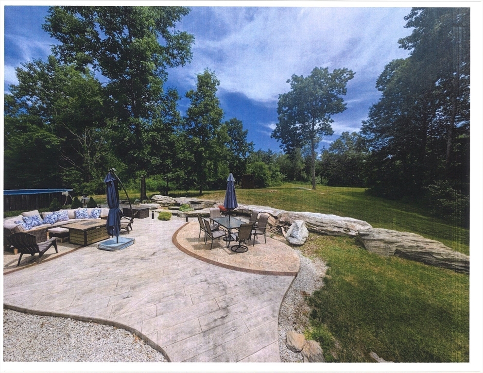 74 Baker Pond Road Dudley, MA 01571 - Photo 28 of 42 a view of a swimming pool with a patio