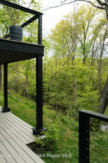 a view of a back yard from a window