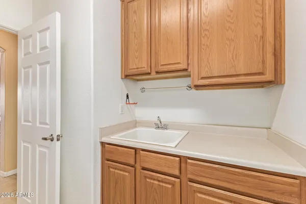 a close view of sink and tap