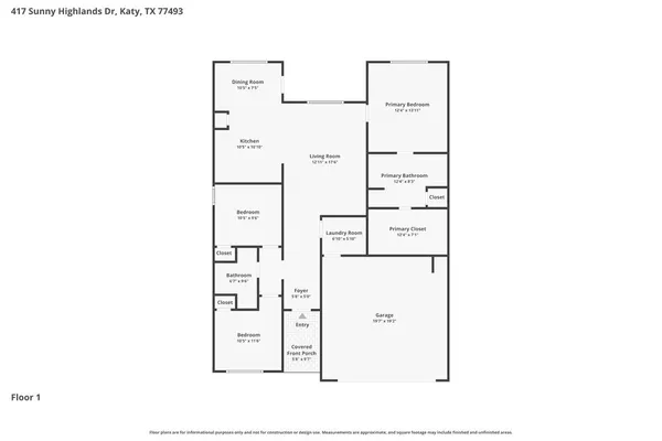 $1,945 | 417 Sunny Highlands Drive, Katy, TX 77493