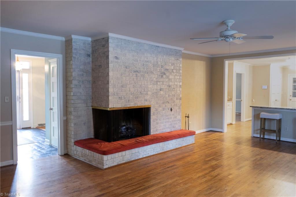 201 Partridge Lane Lexington, NC 27292 - Photo 22 of 40 Den with Fireplace