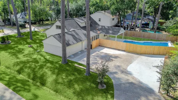 a view of outdoor space and yard