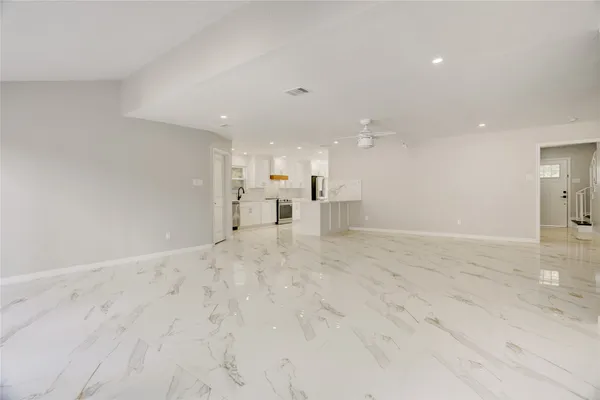 a view of empty room