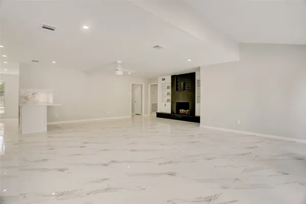 a view of an empty room