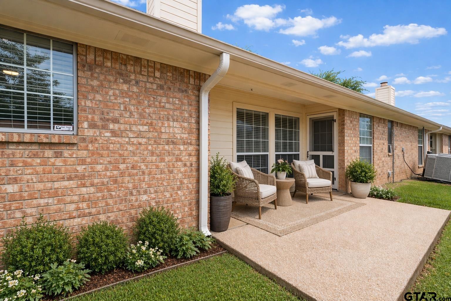 1202 Rice Road, Unit 129 Tyler, TX 75703 - Photo 27 of 29 staged patio