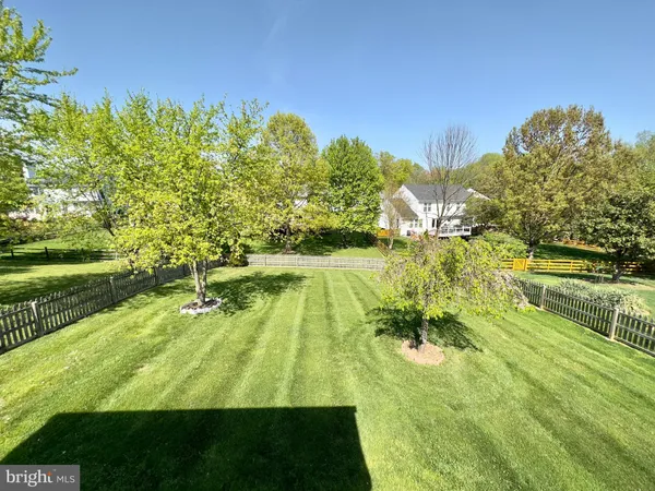 a view of yard with swimming pool
