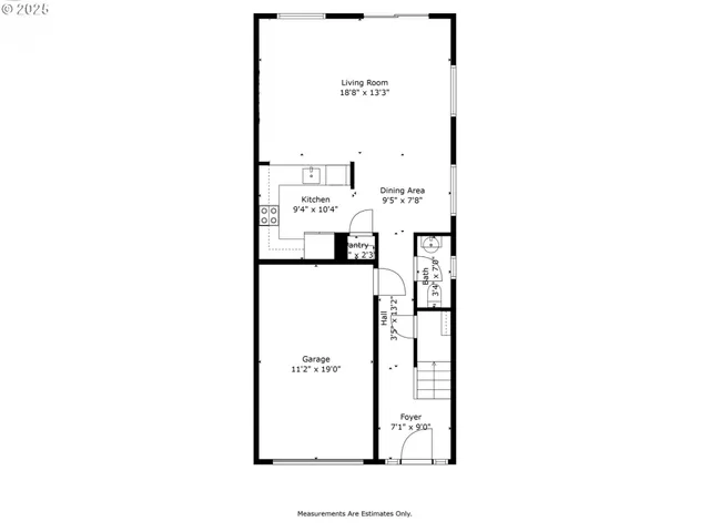 a picture of a bench in a white building