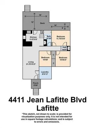 $250,000 | 4411 Jean Lafitte Boulevard, Lafitte, LA 70067