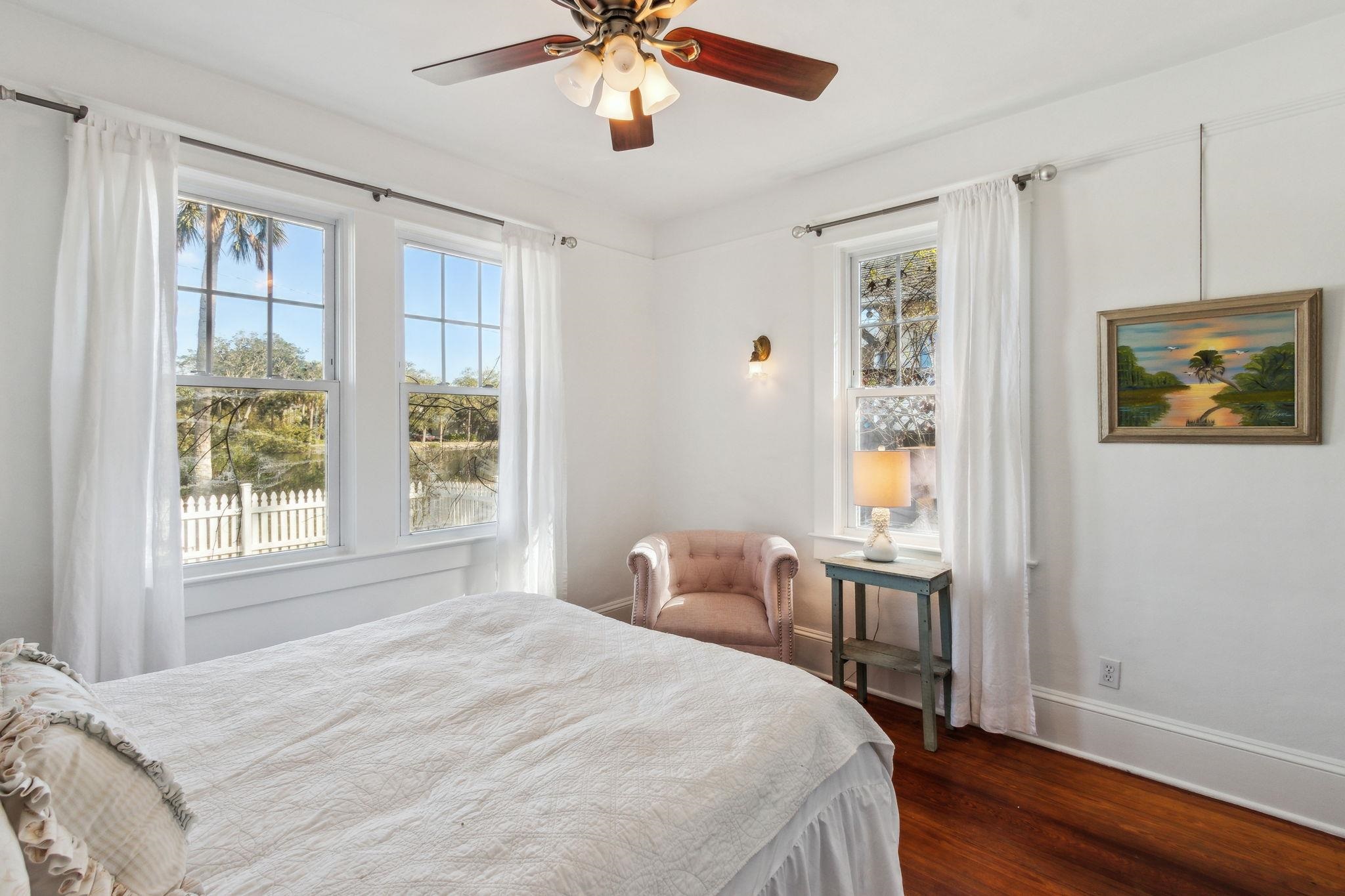 67 Park Place St. Augustine, FL 32084 - Photo 34 of 69 a bedroom with a bed and a window