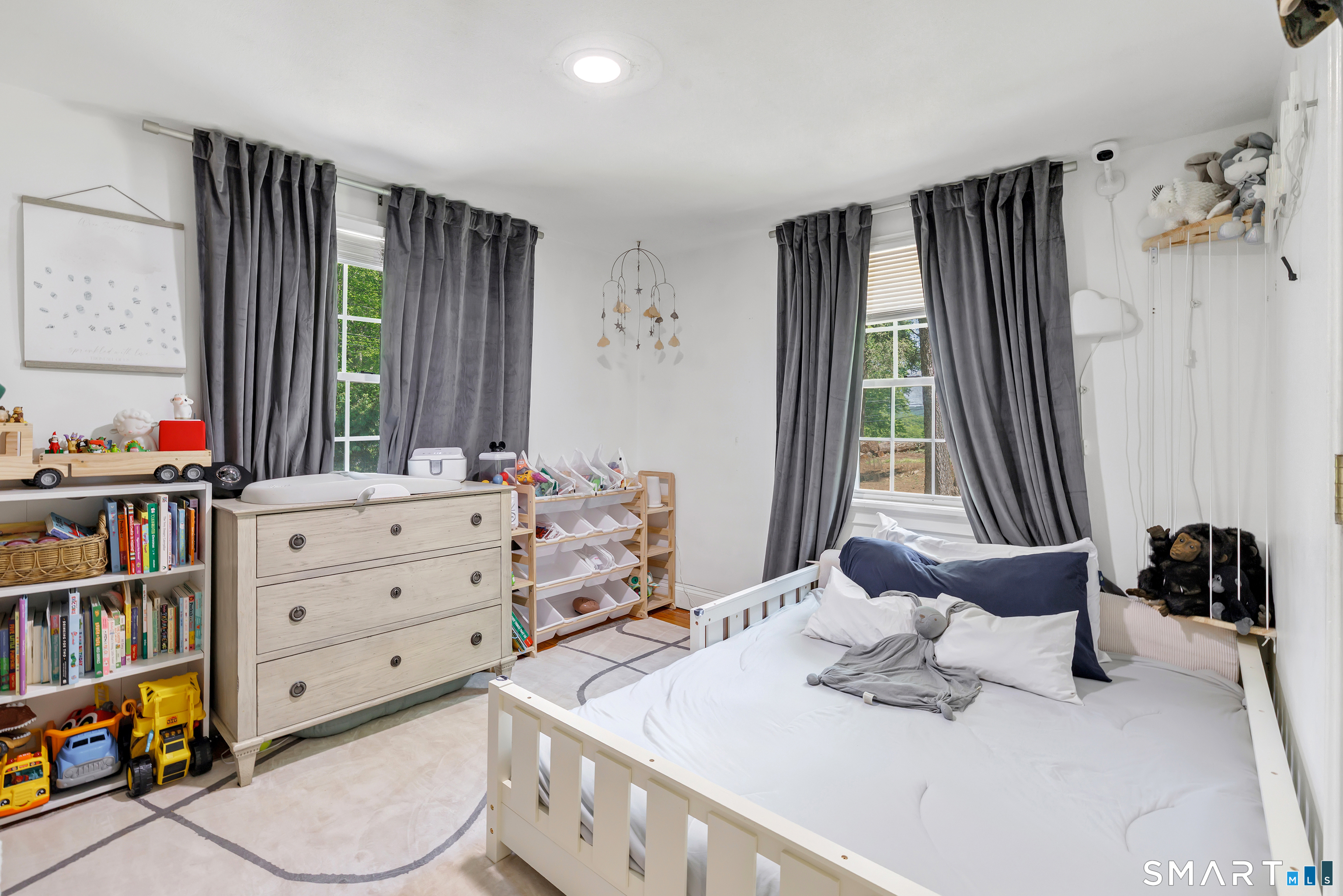 57 Olmstead Road Redding, CT 06896 - Photo 13 of 22 a bedroom with a bed and a window