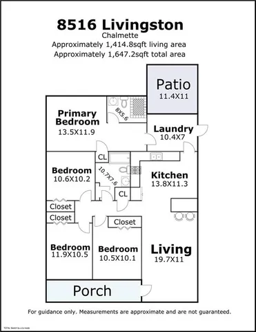 $190,000 | 8516 Livingston Avenue, Chalmette, LA 70043