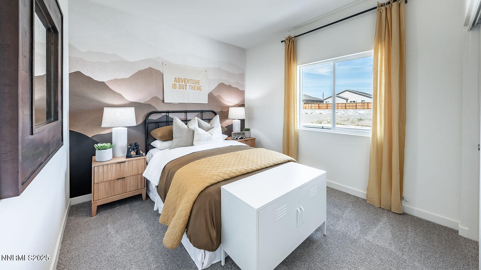 4536 Mifflin Street, Unit LOT #5 Fernley, NV 89408 - Photo 4 of 25 a bed room with a bed and a mirror