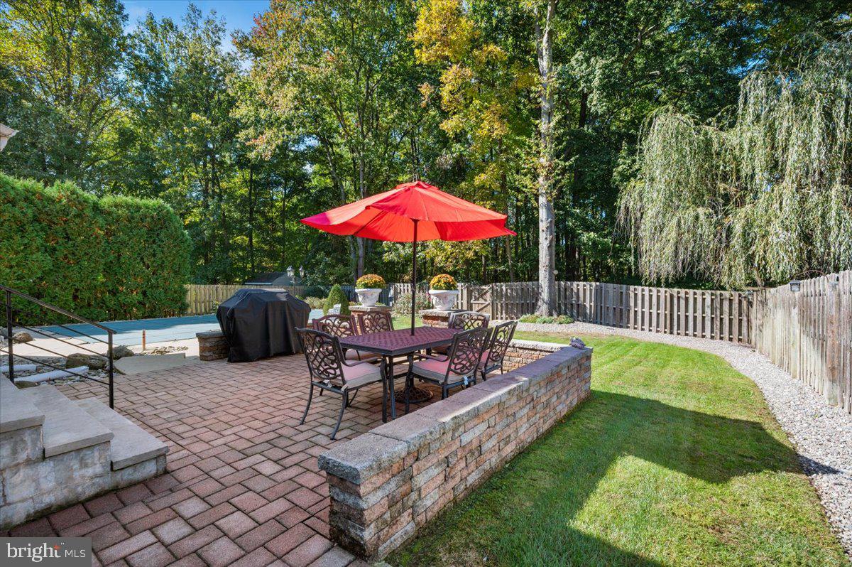 134 Cornflower Road Hamilton, NJ 08620 - Photo 41 of 74 Paver patio and seating walls