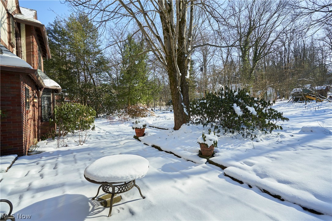 155 Hampshire Road Akron, OH 44313 - Photo 41 of 46 Winter view - backyard