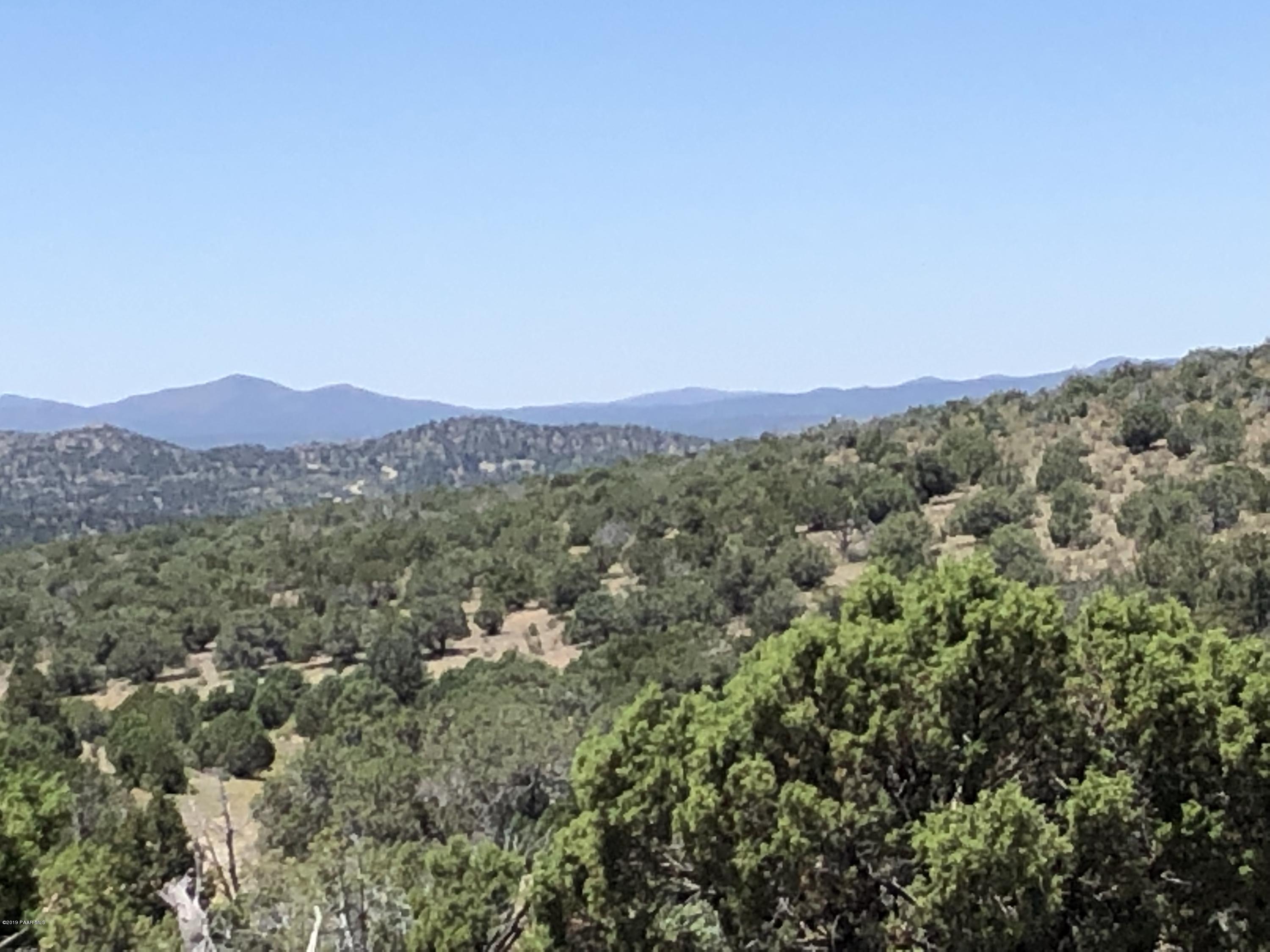 18700 Butte Pass Road Prescott, AZ 86305 - Photo 5 of 43 a view of a mountain in the distance in a field