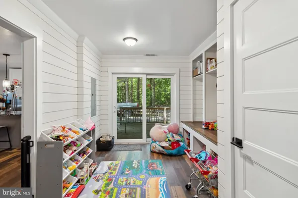 a play room with toys and a toys
