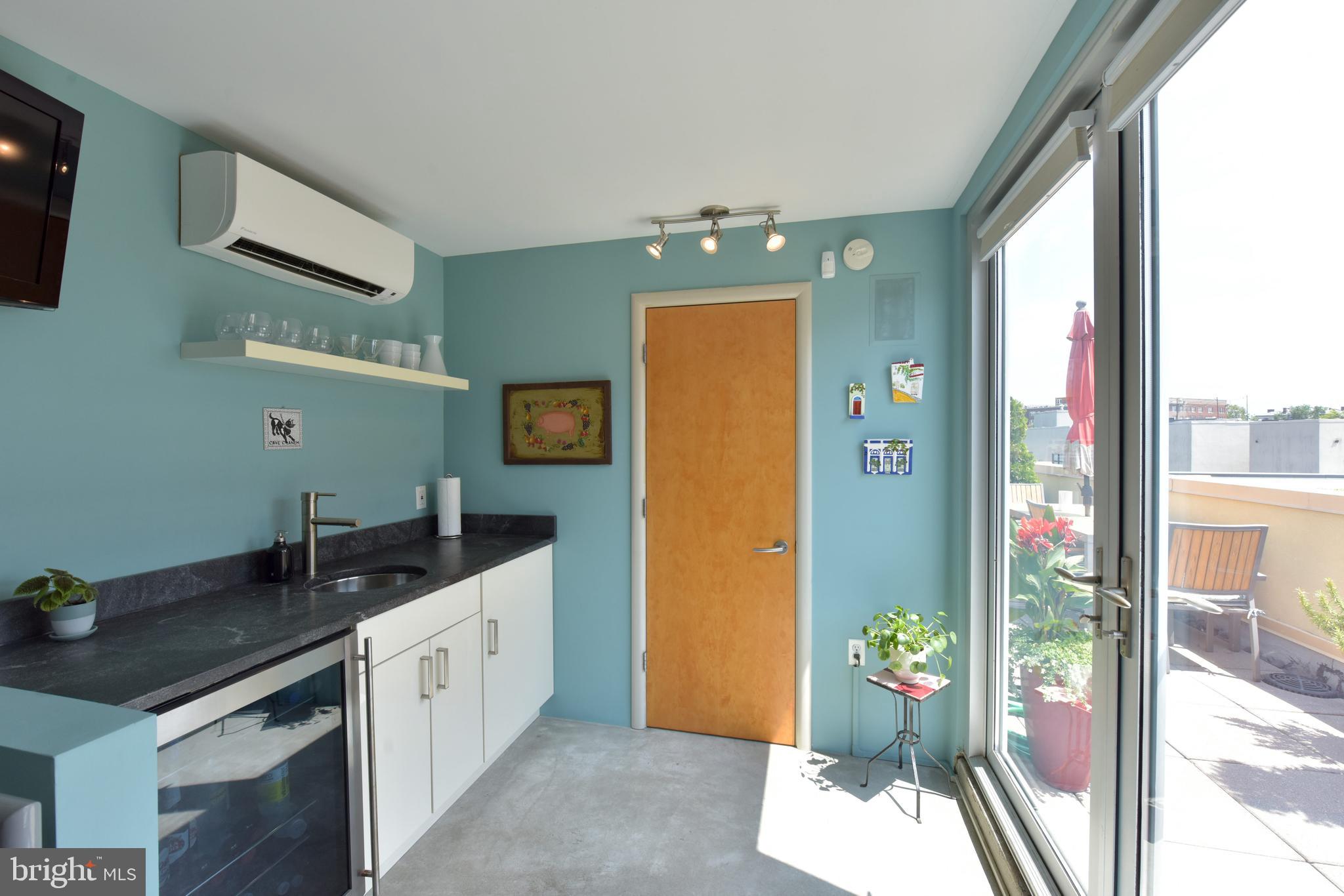 2351 Champlain Street Northwest, Unit P2 Washington, DC 20009 - Photo 20 of 31 Wet Bar Leading to Rooftop Terrace