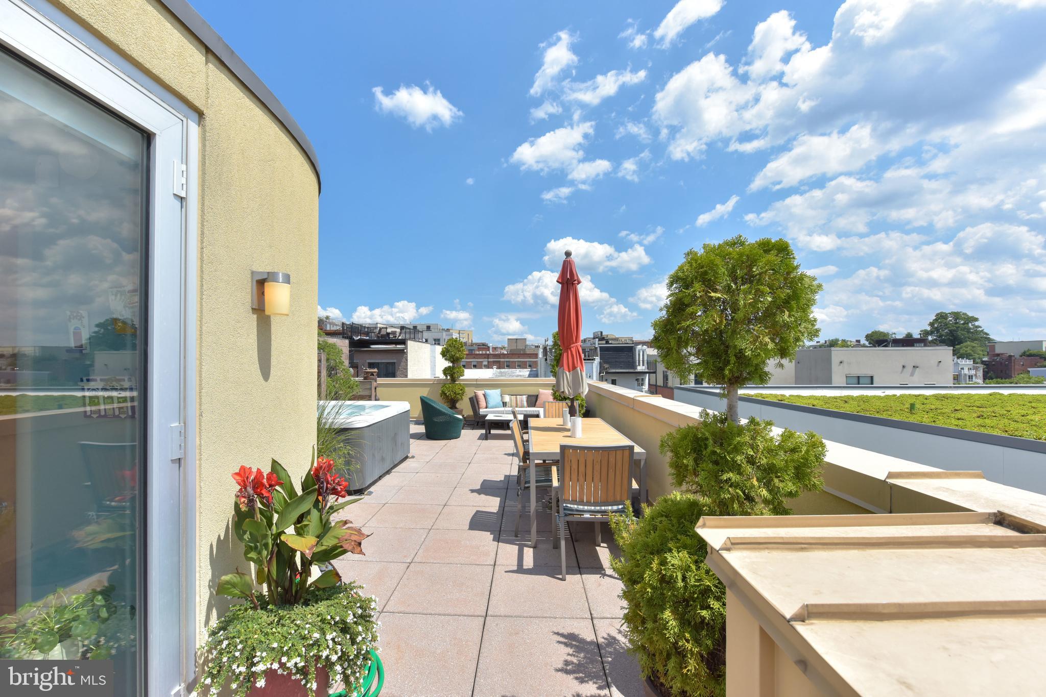2351 Champlain Street Northwest, Unit P2 Washington, DC 20009 - Photo 21 of 31 Rooftop Terrace on left side.