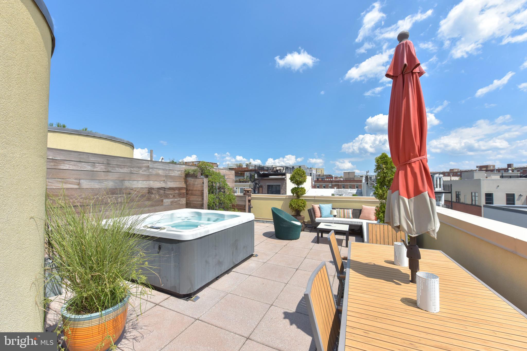 2351 Champlain Street Northwest, Unit P2 Washington, DC 20009 - Photo 22 of 31 Left Side of Terrace