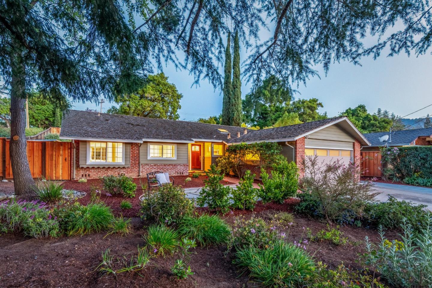 14920 Jerries Drive Saratoga, CA 95070 - Photo 2 of 34 front view of a house with a yard