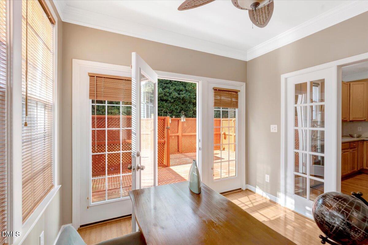 6021 Four Townes Lane Raleigh, NC 27616 - Photo 19 of 49 a bedroom with furniture and large window