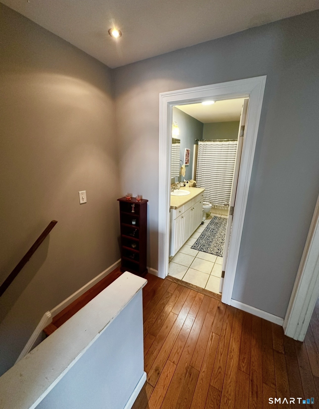 519 Scott Road, Unit 58 Waterbury, CT 06705 - Photo 10 of 19 a view of hallway with wooden floor