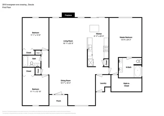 $2,150 | 2910 Evergreen Eve Crossing, Dacula, GA 30019