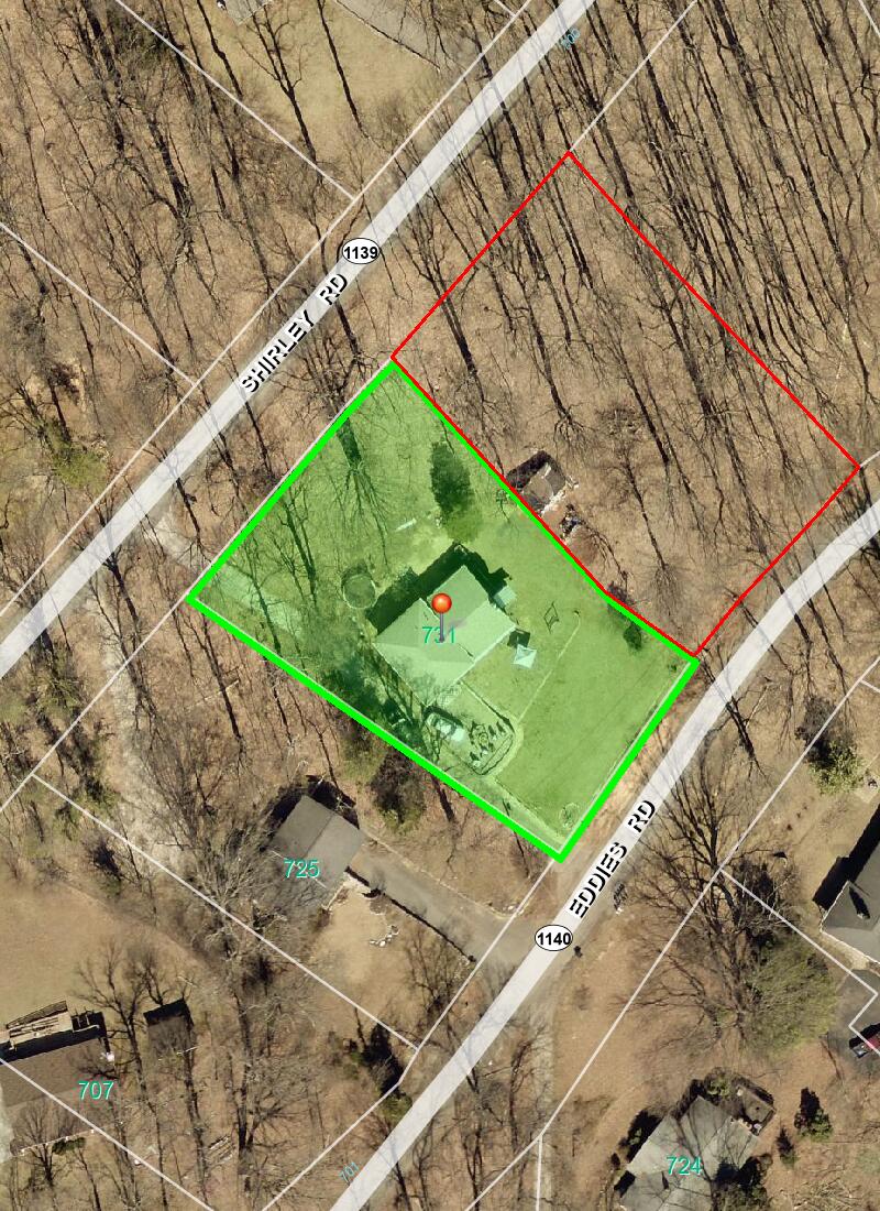 731 Eddies Road Salem, VA 24153 - Photo 47 of 48 Approximatin Of Lot Lines