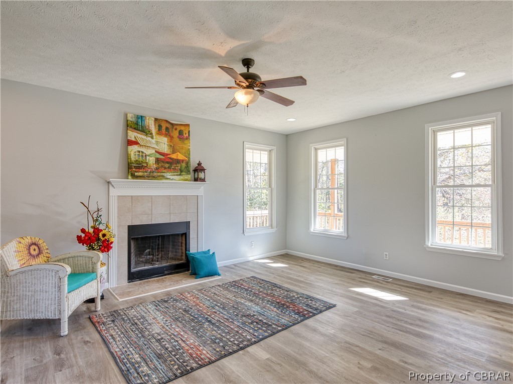 921 Buckley Hall Road Dutton, VA 23050 - Photo 10 of 42 a living room with furniture fireplace and window