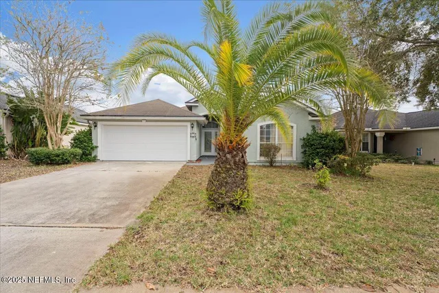 a house view with a outdoor space