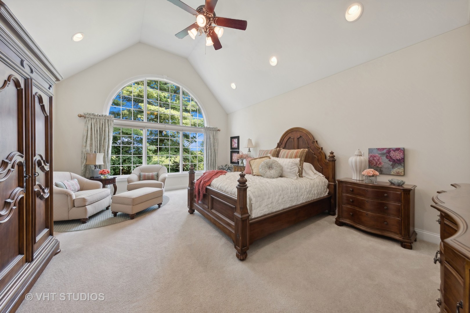 16736 Julie Ann Lane Orland Park, IL 60467 - Photo 17 of 36 a spacious bedroom with a bed and a large window
