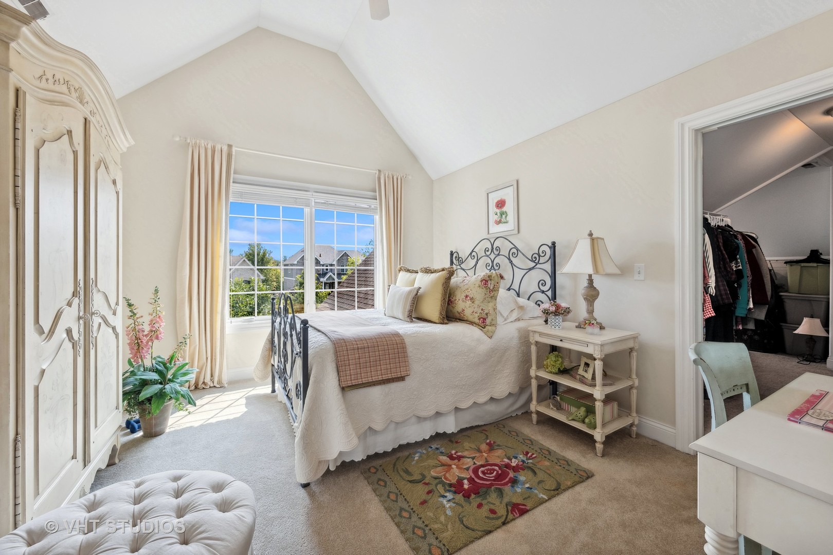 16736 Julie Ann Lane Orland Park, IL 60467 - Photo 25 of 36 a bedroom with a bed and a potted plant