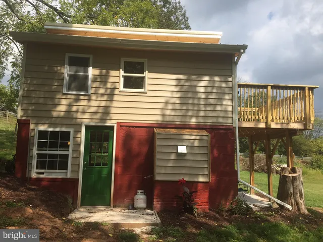 a view of front door of house