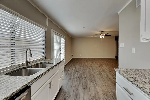 a view of backyard of house