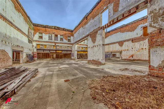 a sign on the side of a building