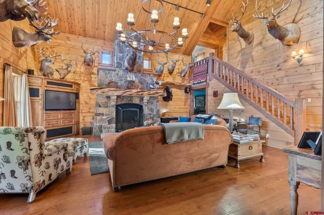 a view of a patio with table and chairs