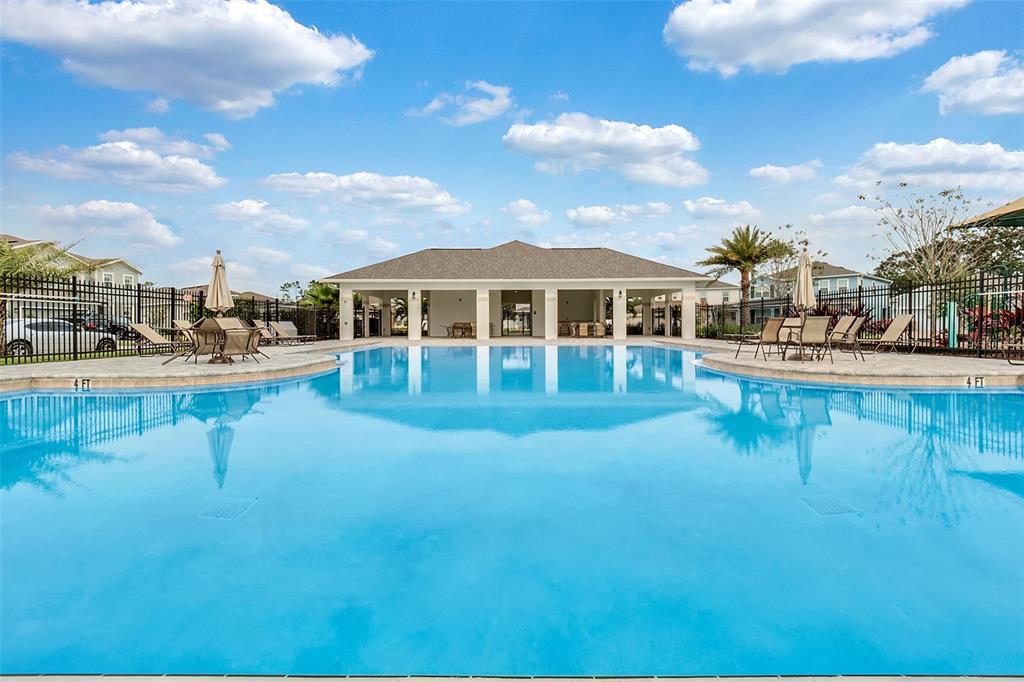 13436 Heswall Run Orlando, FL 32832 - Photo 59 of 72 a view of a house with swimming pool and sitting area