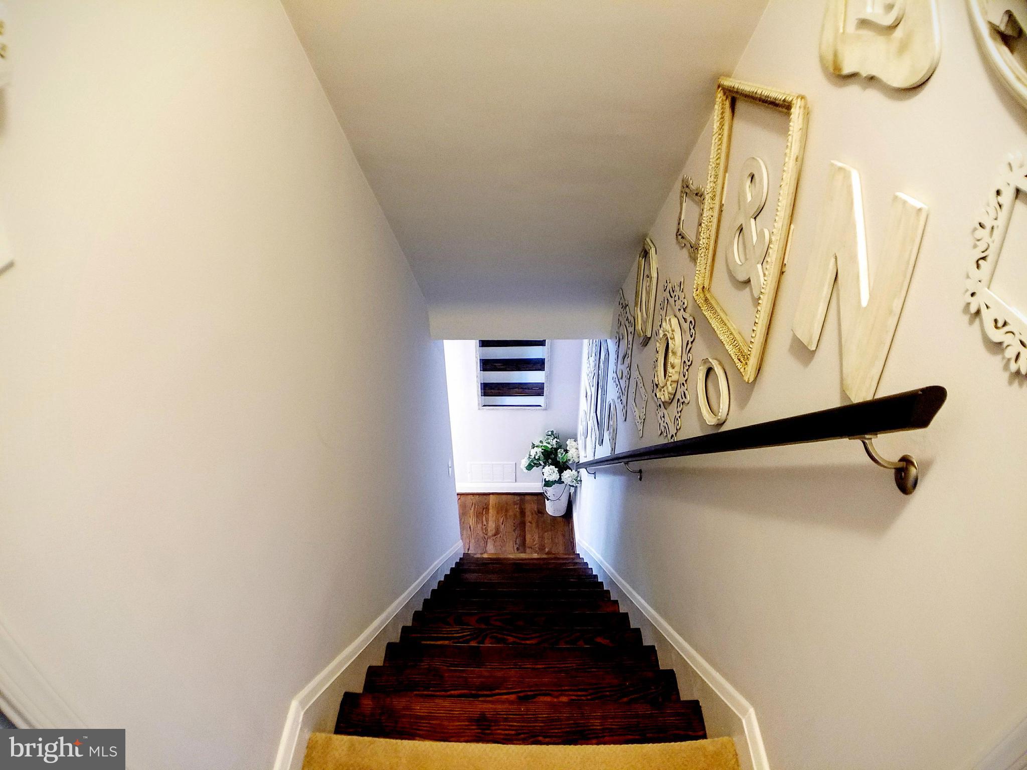 8212 Oakleigh Road Baltimore, MD 21234 - Photo 14 of 30 Staircase to 2nd Floor