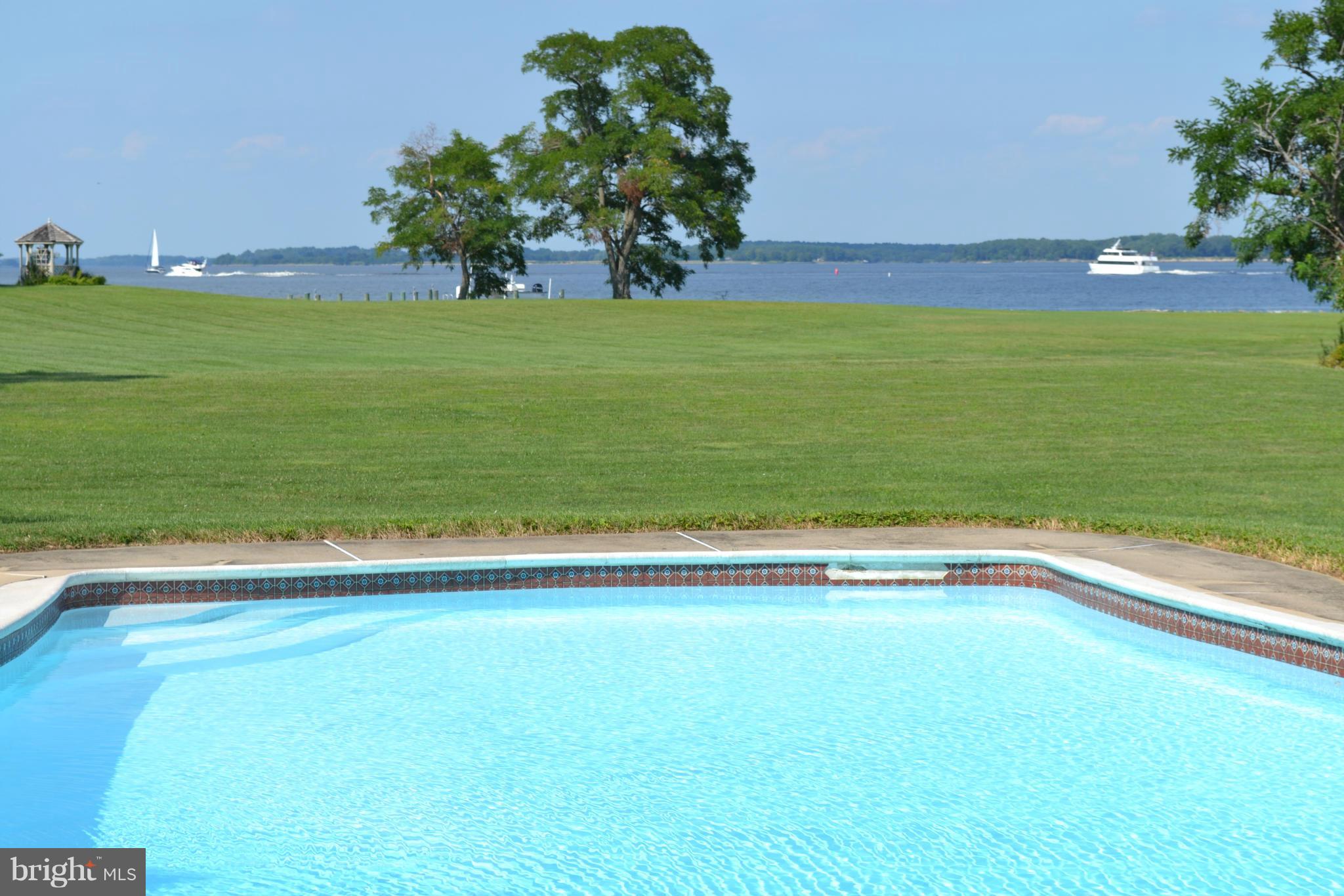 24878 Swan Road St. Michaels, MD 21663 - Photo 6 of 30 View from Pool