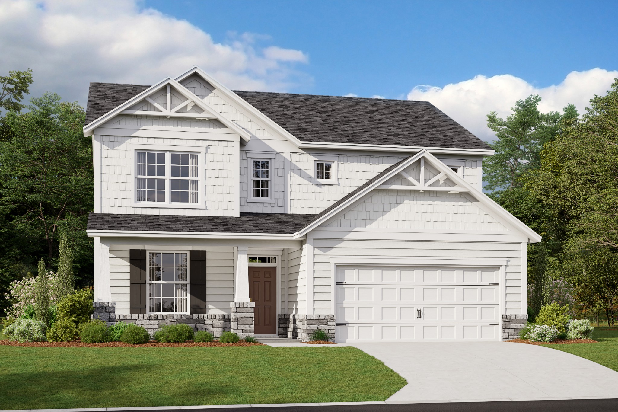 954 Pleasant Ridge Run Mount Juliet, TN 37122 - Photo 1 of 1 a front view of a house with a yard