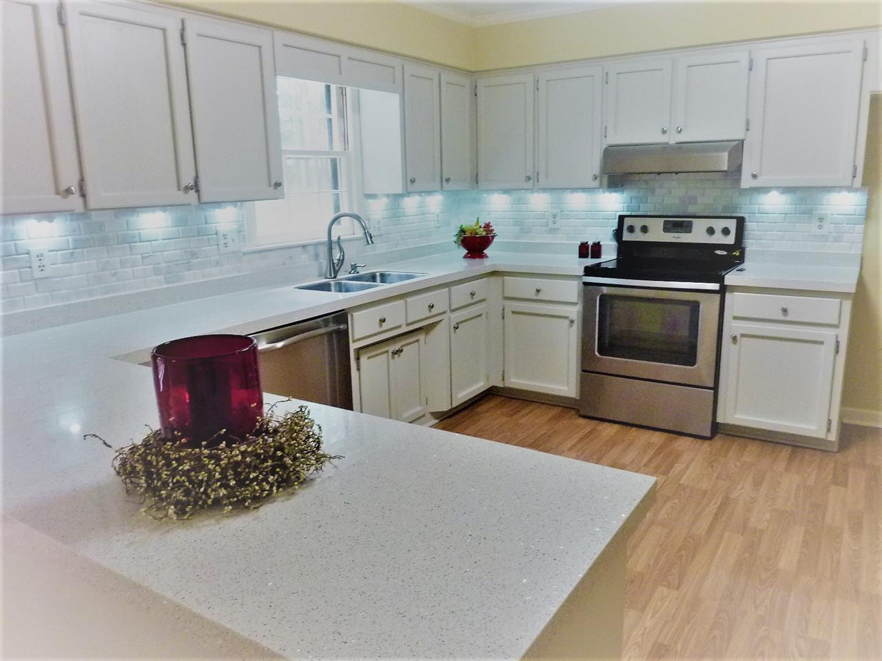517 Brookfield Road Raleigh, NC 27615 - Photo 6 of 25 Kitchen with Undercounter Lighting