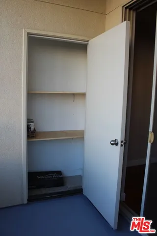 a close view of closet