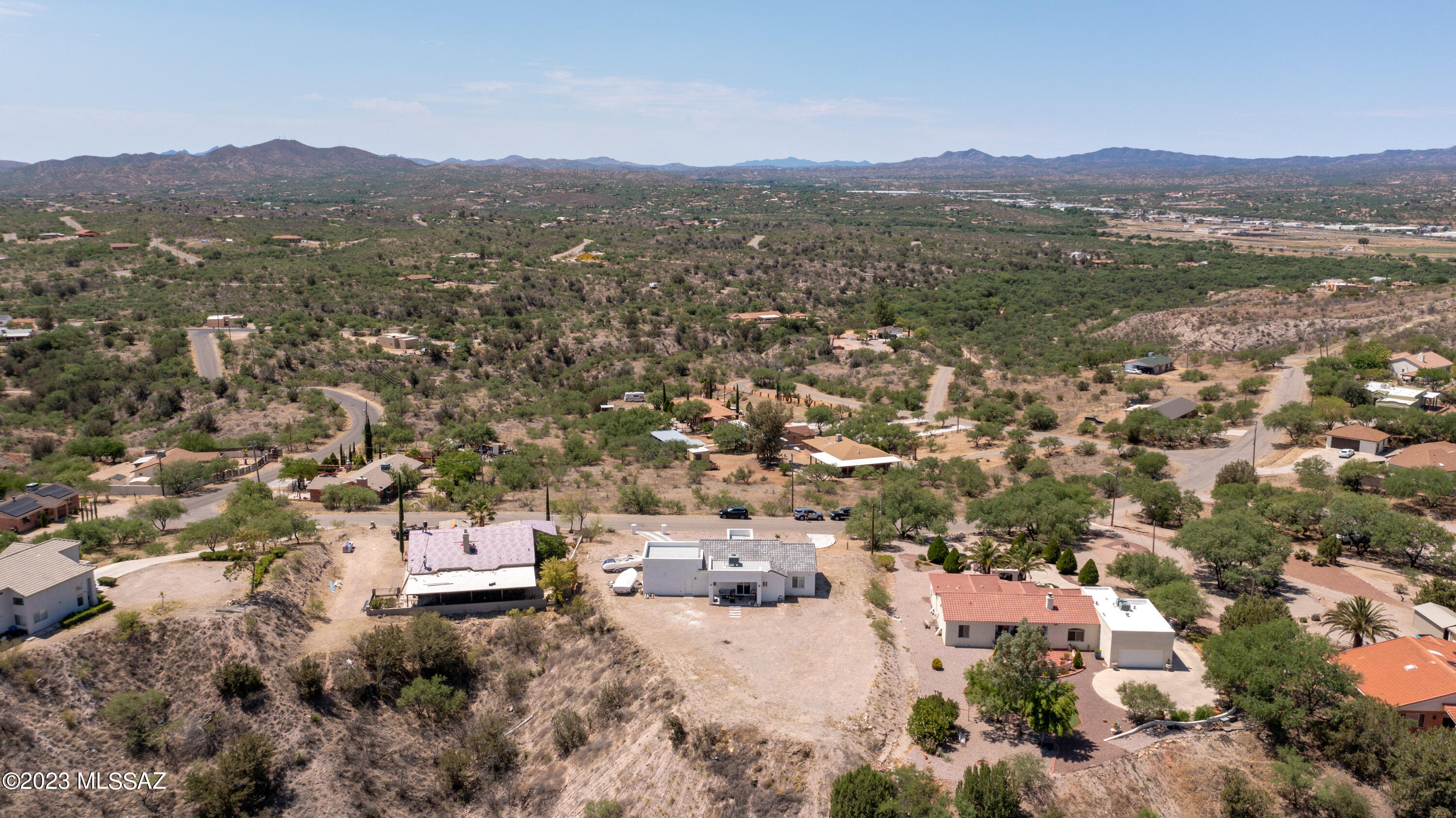 94 Back Nine Terrace Rio Rico, AZ 85648 - Photo 11 of 43 an aerial view of residential house and lake view