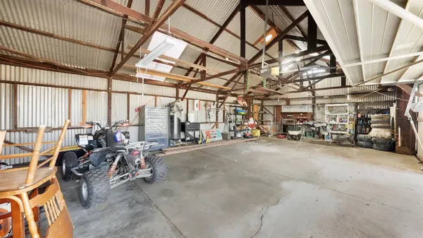 a view of a bike garage
