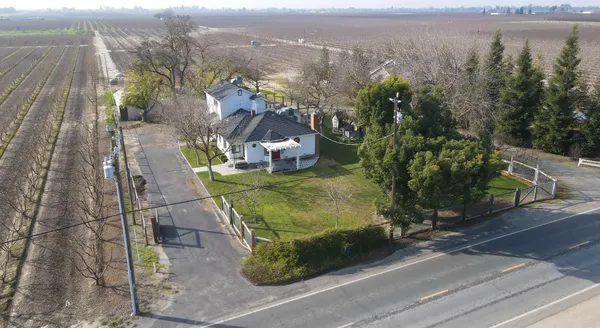 a bathroom with a glass door